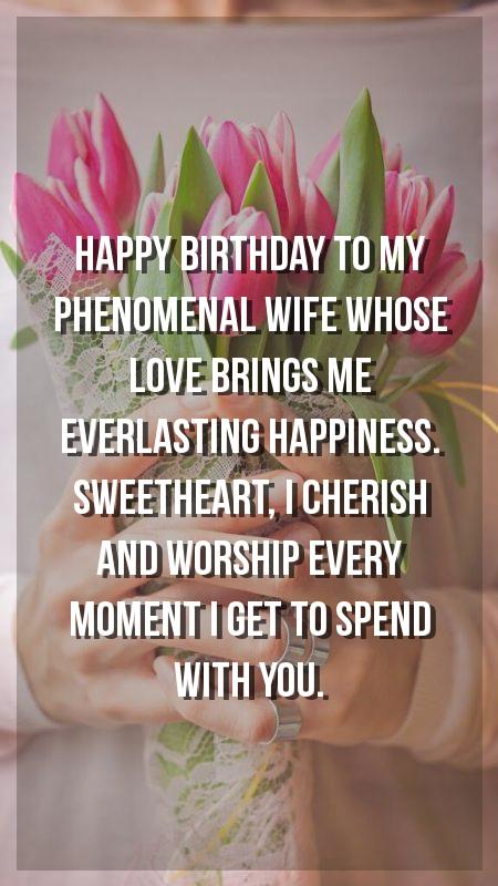 happy birthday wife status hindi